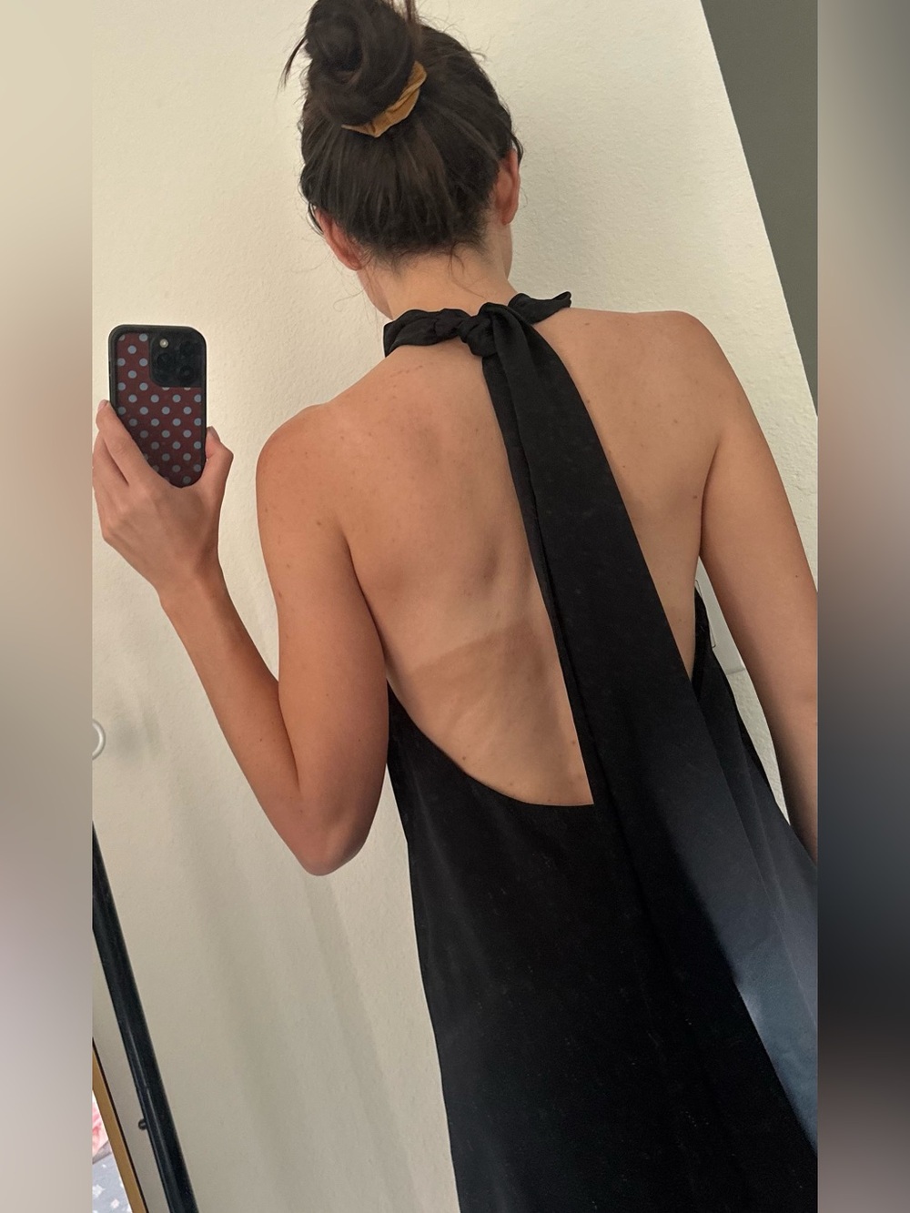 Ramy Brook Black Halter Backless Dress